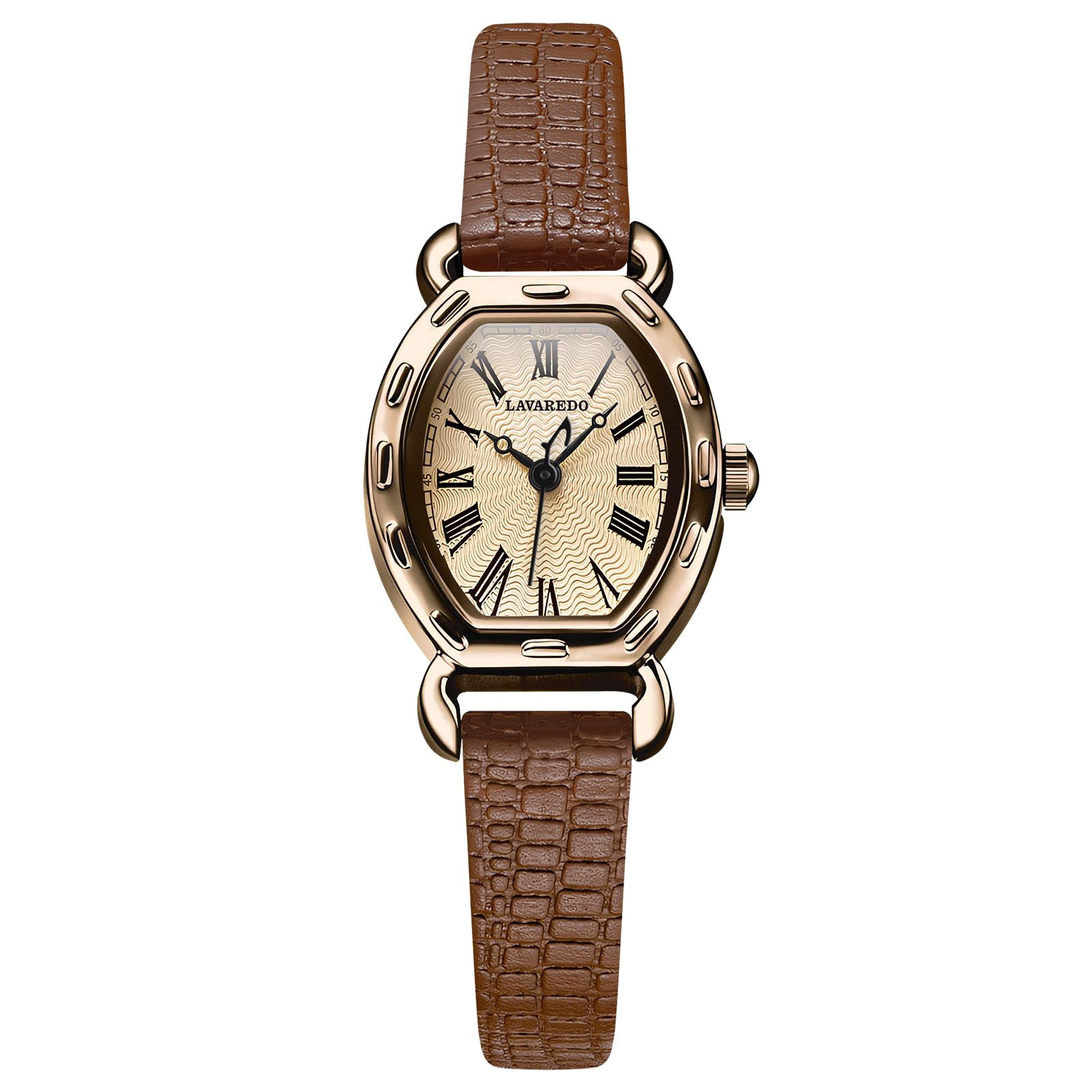 NN BEN NEVISWatch, Womens Watch Elegant Lychee Leather Strap, Fashion Creative Square Wrist Watch, Analog Watch Birthday/Wedding Gifts for Women/Girls