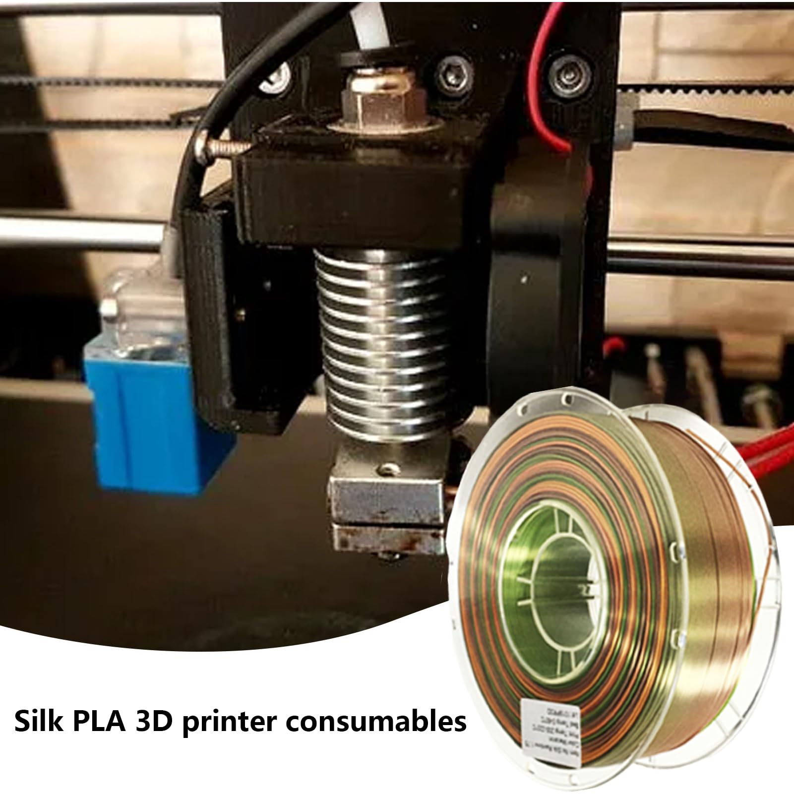 Filamento de seda PLA de impresión 3D | Filamento de bobina de impresión
