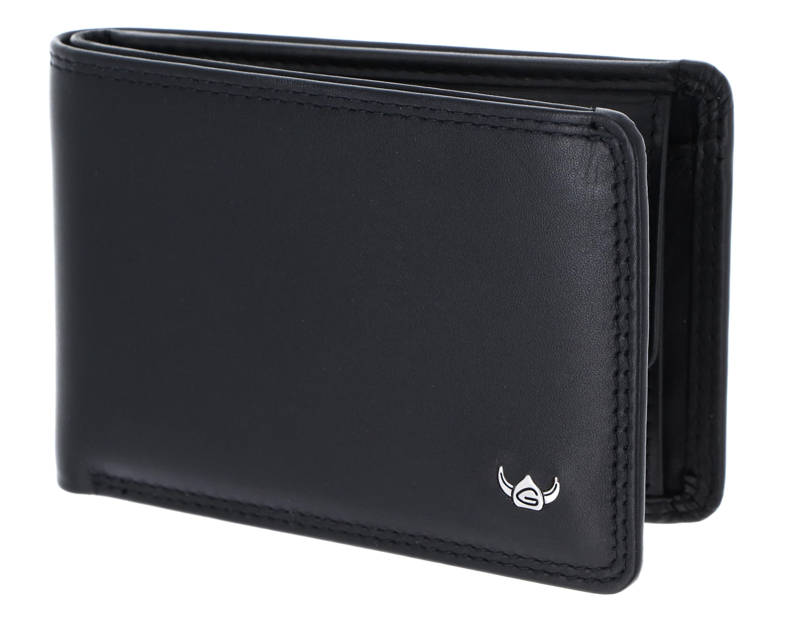 Golden Head Leder Geldbörse Polo RFID Protect Minischeintasche 1193 Schwarz