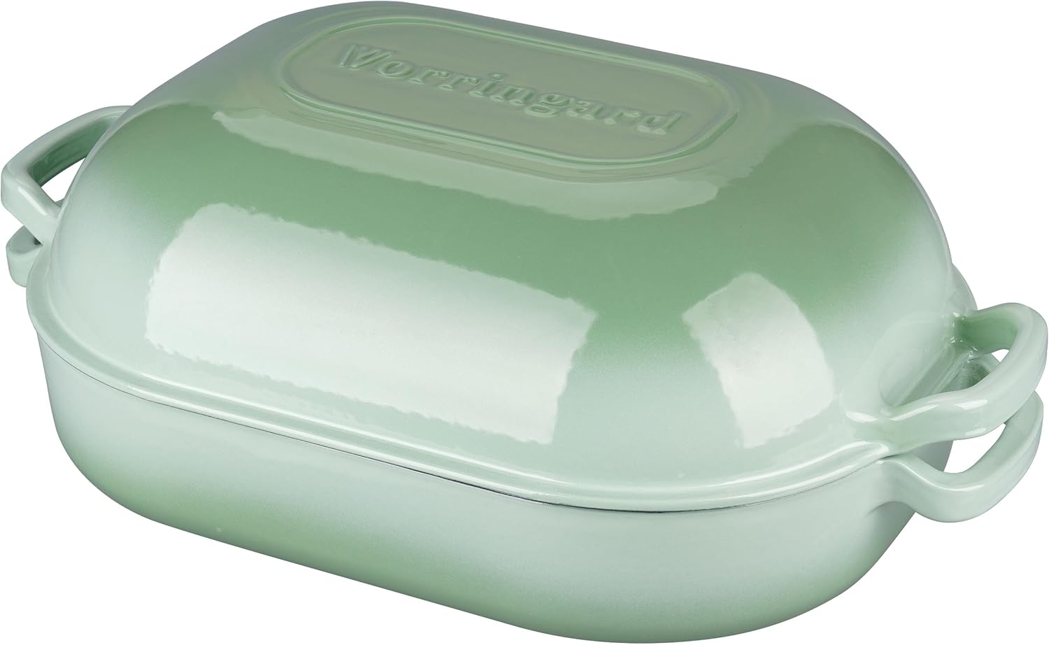 Large Cast Iron Dutch Oven Dome Pot with Lid, Enameled Bread Oven, Bread Pan for Homemade Sourdough Bread Baking, 9QT, Green - Image 5