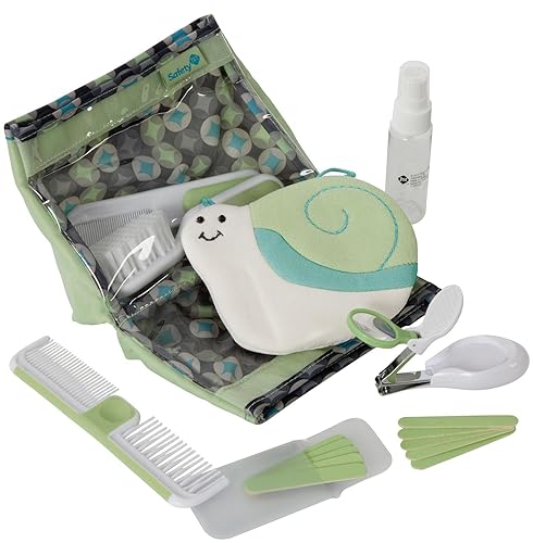 Safety 1st 1er Kit completo de aseo personal, verde primavera