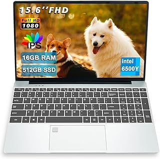 Laptop Computer, 15.6 Inch Laptop, 8GB RAM, Backlit Keyboard, Celeron N5095(Up to 2.9GHz), Fingerprint, Bluetooth 4.2, WiFi, USB 3.0, Webcam, HDMI, for Students and Business (GB, 512)
