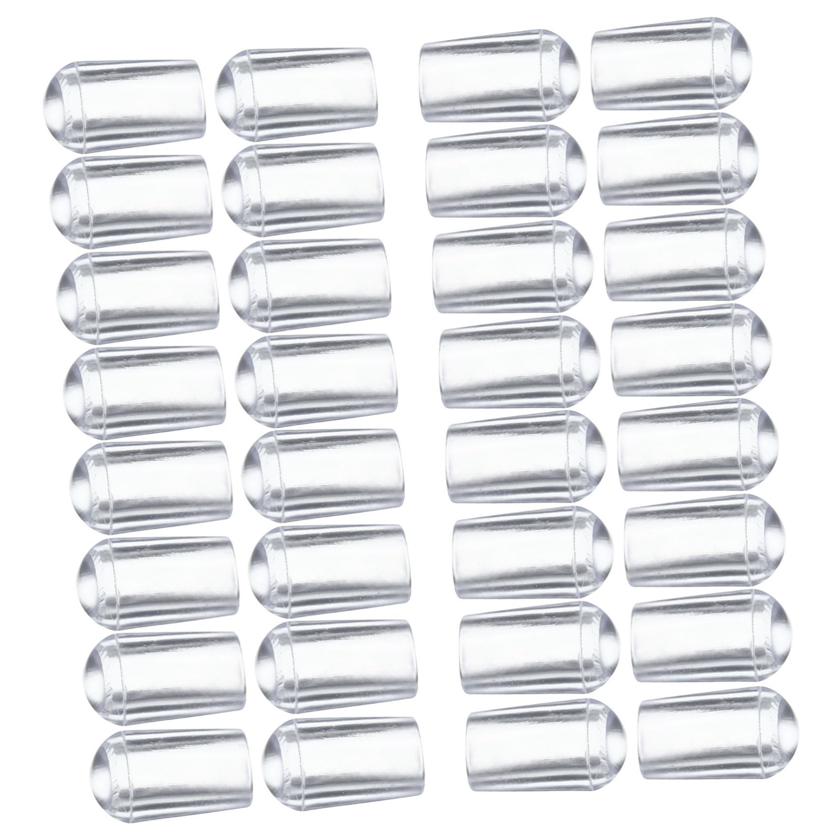 Garneck 100Pcs Hook End Caps Thread Protector Caps for Wire Hangers Tipped Covers Easy to Use for Protecting Hands From Scratching and Ensuring Safety Everyday