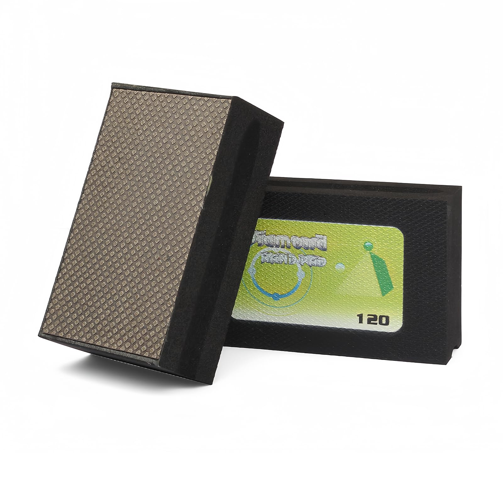 Bloc de ponçage grain 120 Unifizz lot de 2 pour marbre, granit et verre