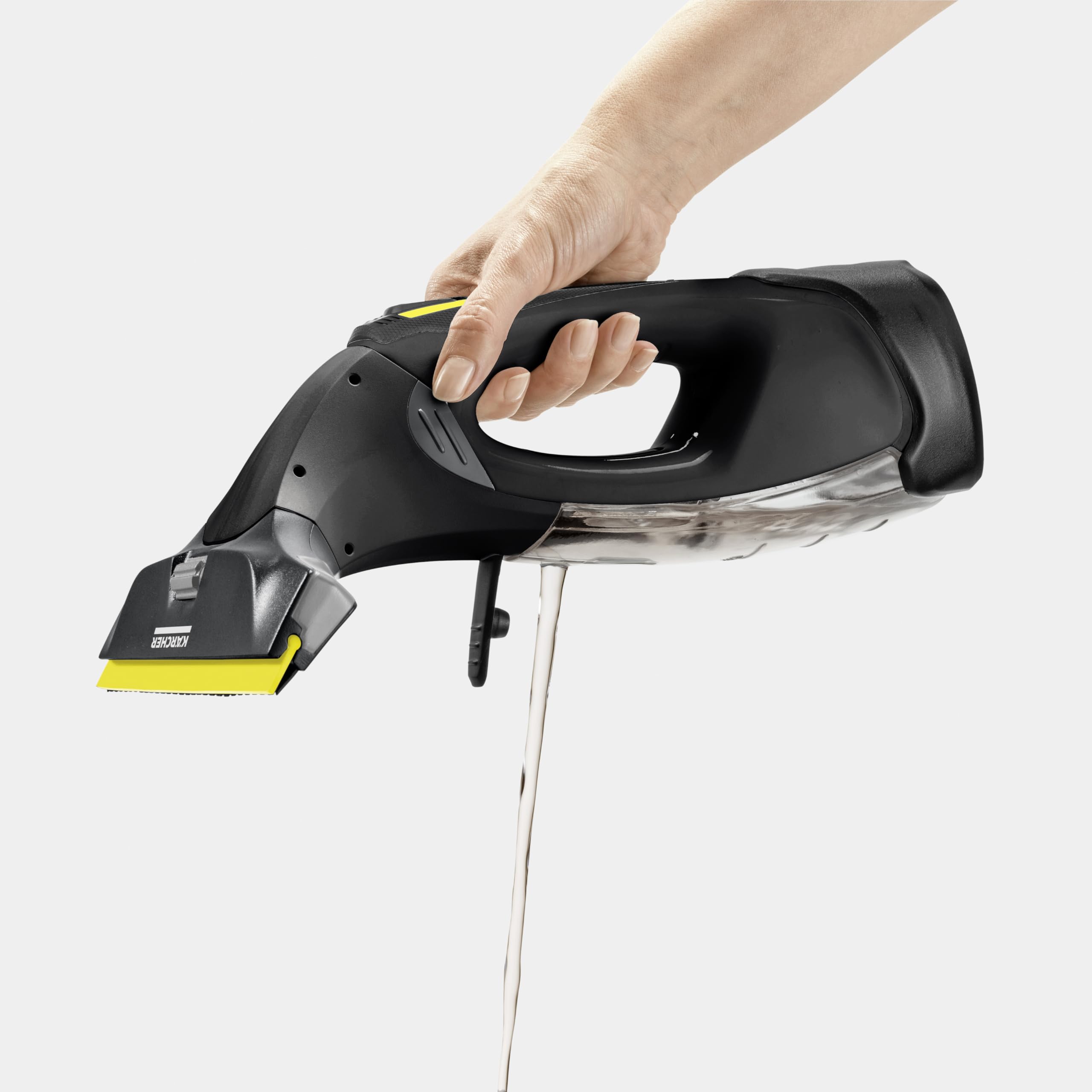 Kärcher Window Vac WV 5 Anniversary Edition Autonomie de la Batterie : 35 Min, Affichage LED 3 étapes, 2 Buses d'aspiration, Flacon pulvérisateur avec Chiffon en Microfibre, nettoyant concentré pour