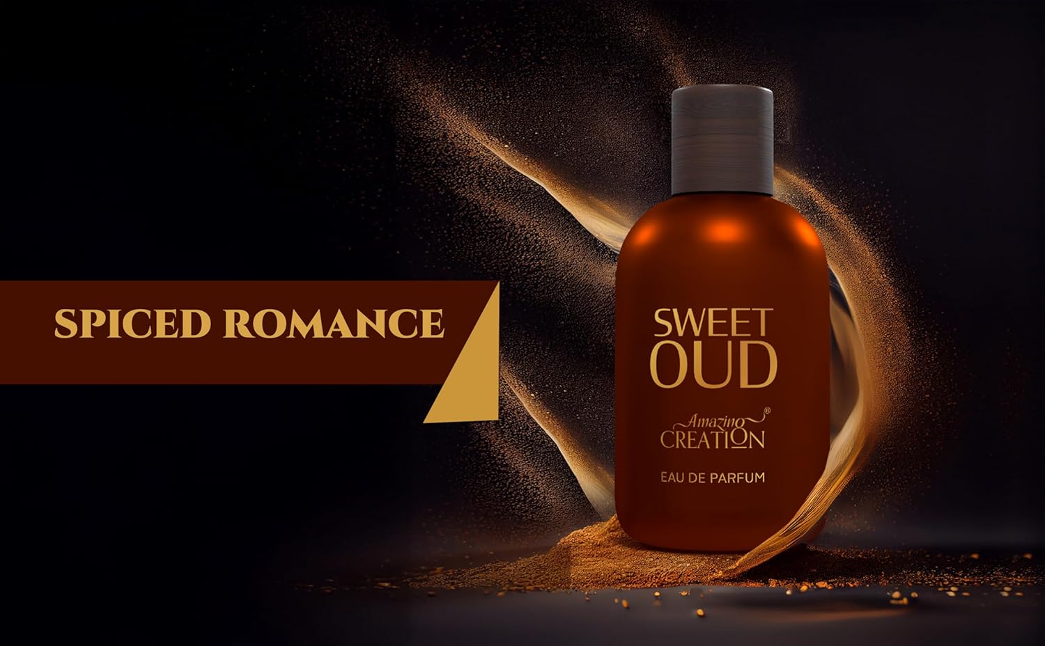 Amazing Creation Sweet Oud Eau de Parfum for Men and Women, 3.4 fl oz / 100ml