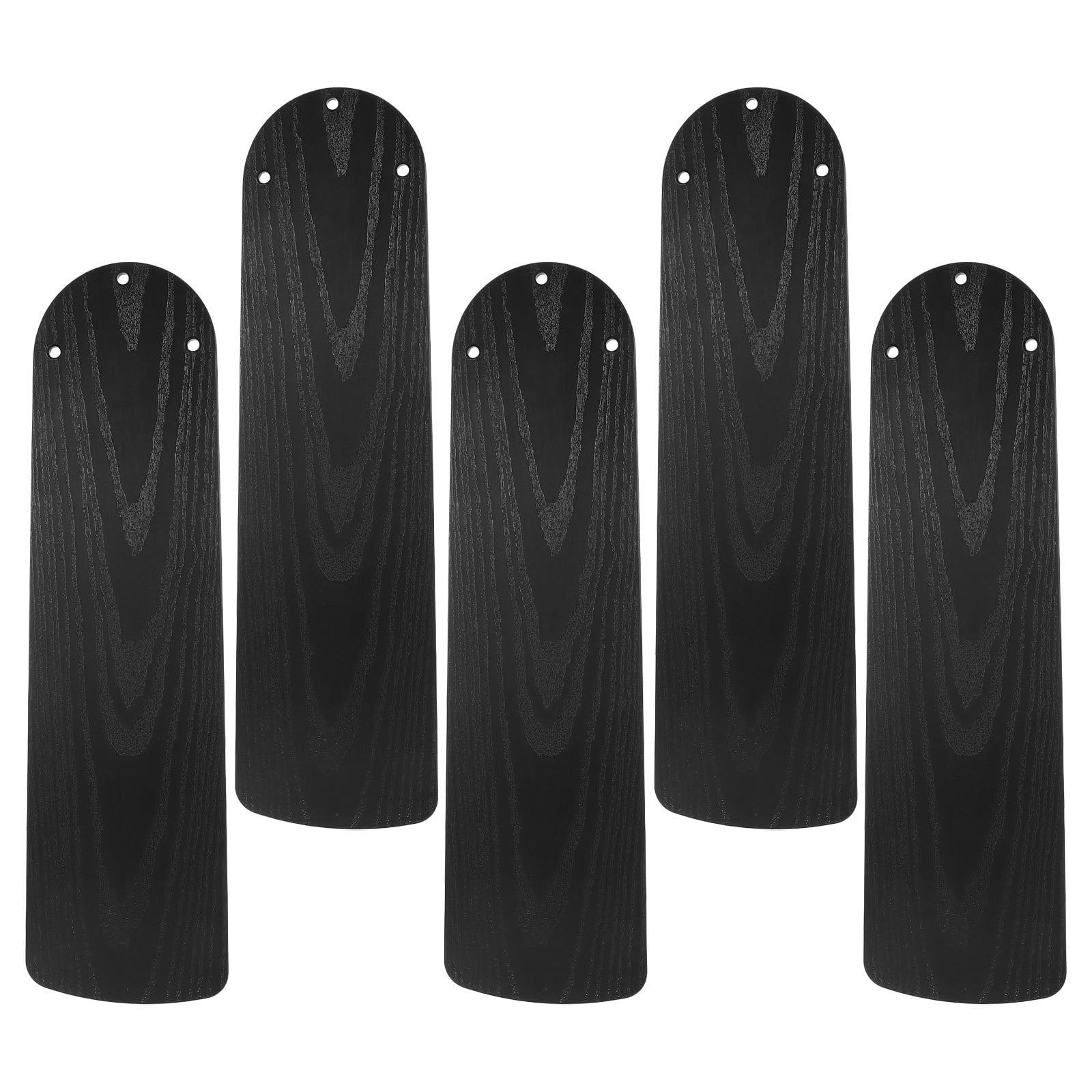 Pales de ventilateur de plafond en plastique noir ULTECHNOVO pour remplacement intérieur x5