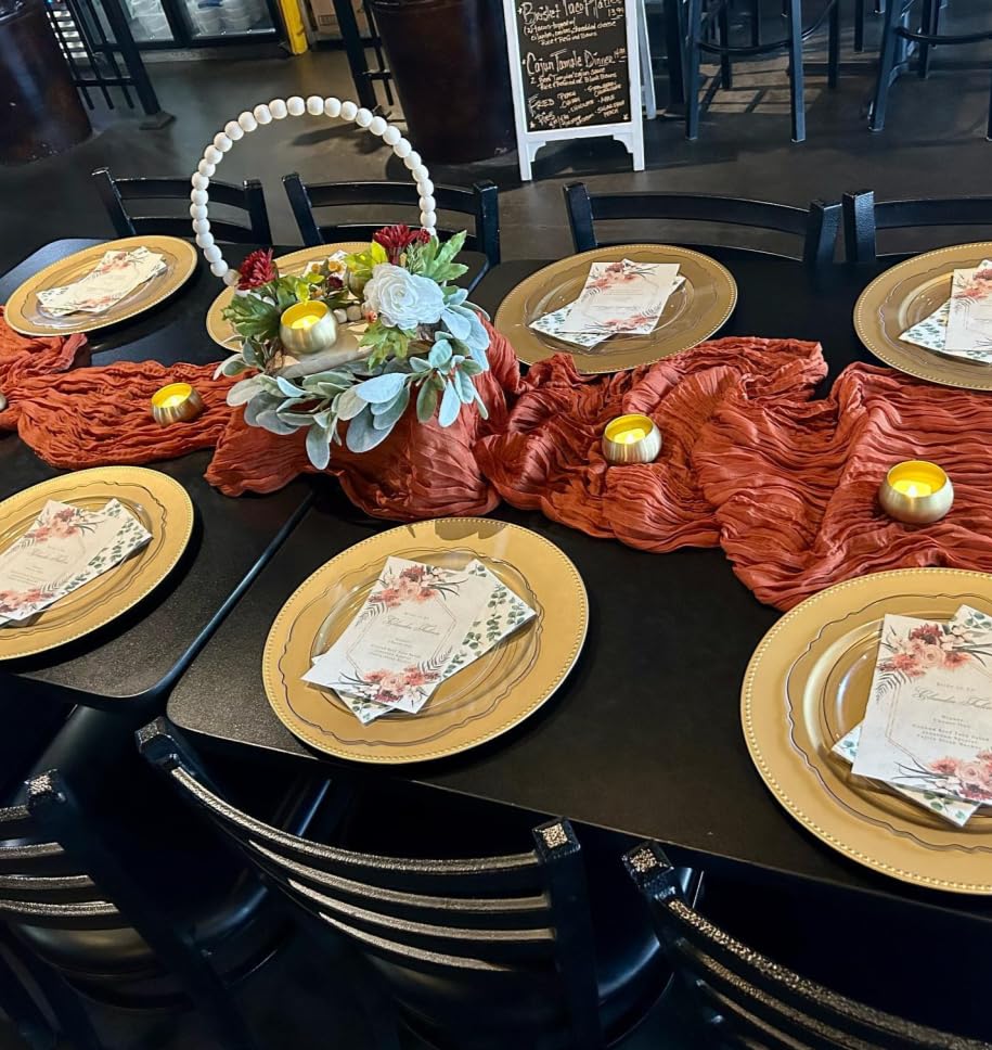 Terracotta-Table-Runners-35×120-Inch-Cheesecloth-Table-Runner-for-Party-Birthday-Wedding-Bridal-Baby-Shower-Decorations-10ft-Inches-Farmhouse-Boho-Gauze-Sheer-Cheese-Cloth-Table-Runners Terracotta Table Runners 35×120 Inch Cheesecloth Table Runner for Party Birthday Wedding Bridal Baby Shower Decorations 10ft Inches Farmhouse Boho Gauze Sheer Cheese Cloth Table Runners