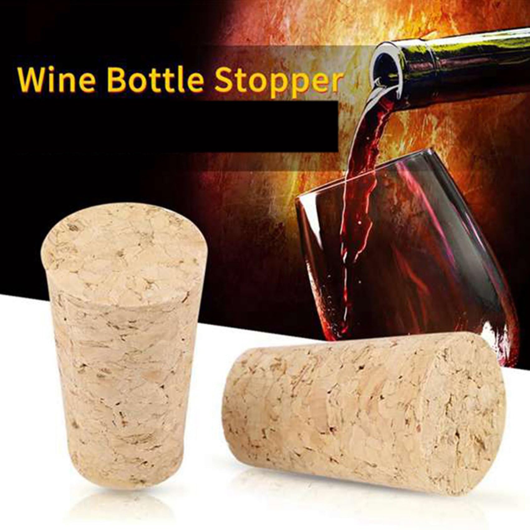 Tappi di Legno Riutilizzabili nel Sughero per Vino da 400 Pezzi Tappo per Vino Sigillante Portatile Tappo per Bottiglia di Vino per Bottiglie di Vino