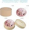 Squishy Glitter Dumpling Toy - 1 PC Bao Bun Squishys with Steamer Box, Squishy Dumpling Toys, Squishys Fidget Toys, Portable Stress Relief Squeezing Toy for Anxiety Stress Relief (Pink)