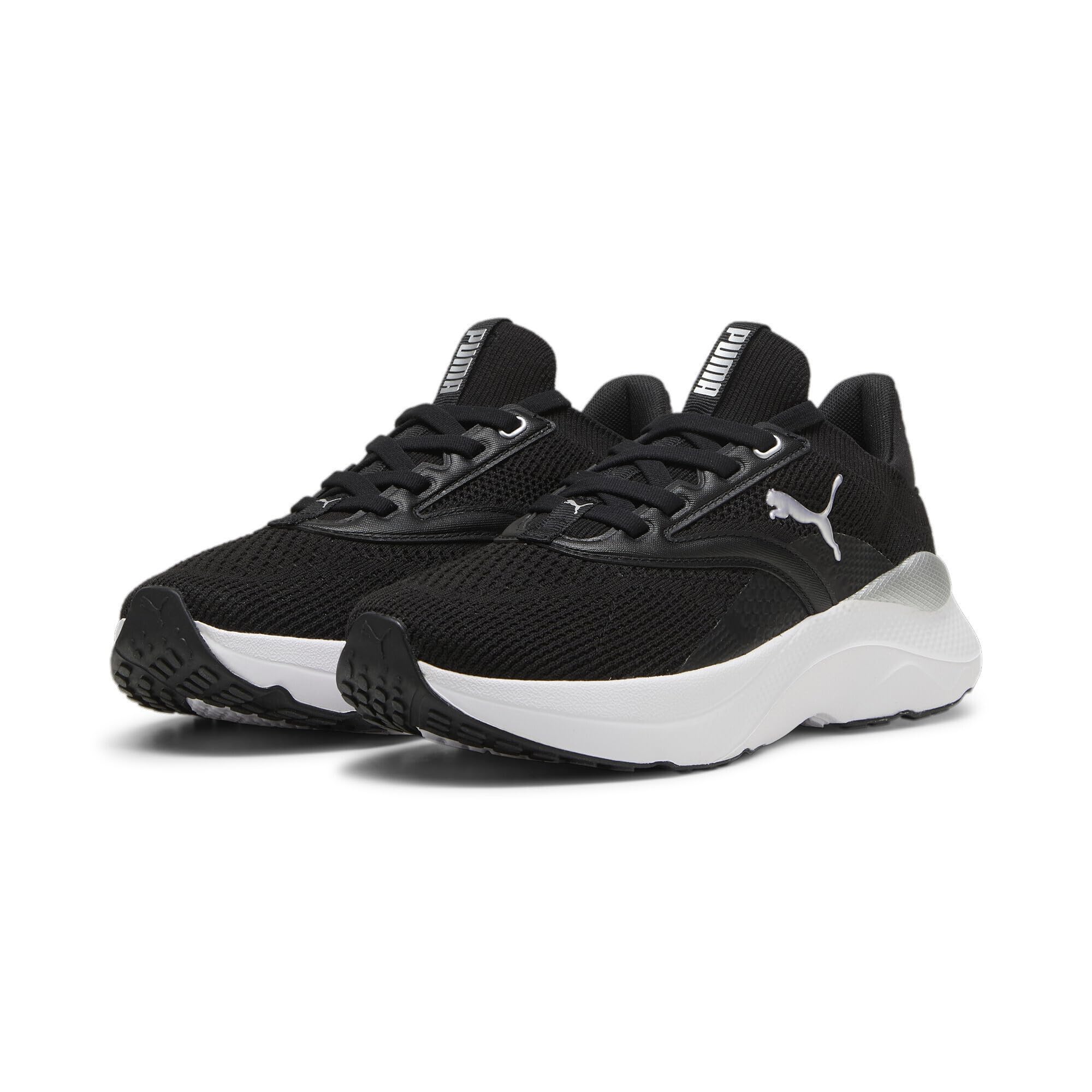 PUMA Women's SOFTRIDE MAYVE WN's Road Running Shoe, Black White, 8.5 UK