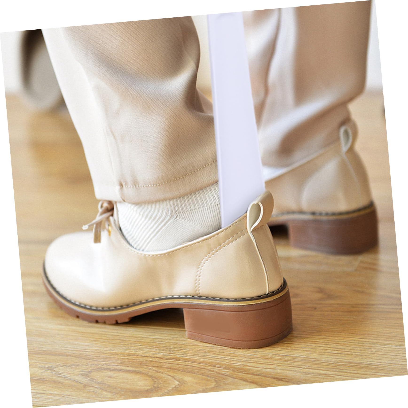 Calzador Auxiliar Desmontable de Abs para Personas Mayores y Discapacitadas, Ayuda para Quitar Zapatos y Calcetines, Adecuado para Vestir y Viajar