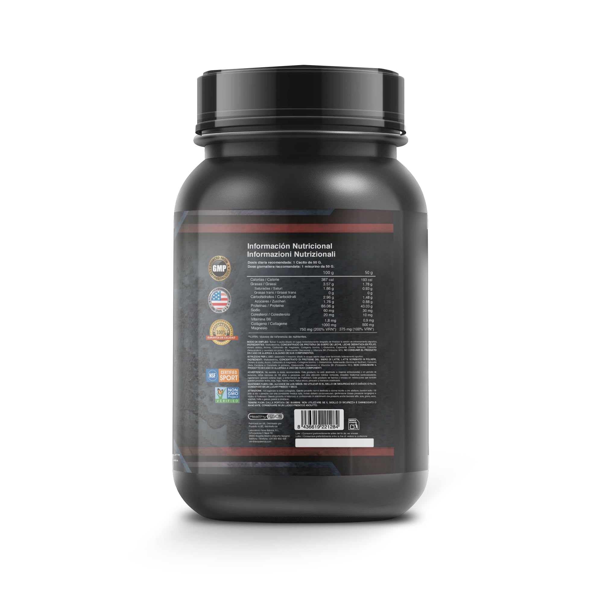 Whey Protein | Proteina in polvere con Collagene, Magnesio e Amminoacidi | Aumenta la massa muscolare | Supporta lo sviluppo e il recupero muscolare | Proteina facile da digerire | 1kg Caramello