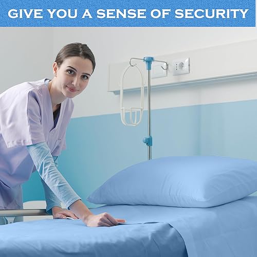 Miniatura 6 de Moukeren Juego de 6 sábanas de hospital para uso doméstico, juego de sábanas bajeras extralargas de 36 x 84 x 14 pulgadas, incluye funda de edredón