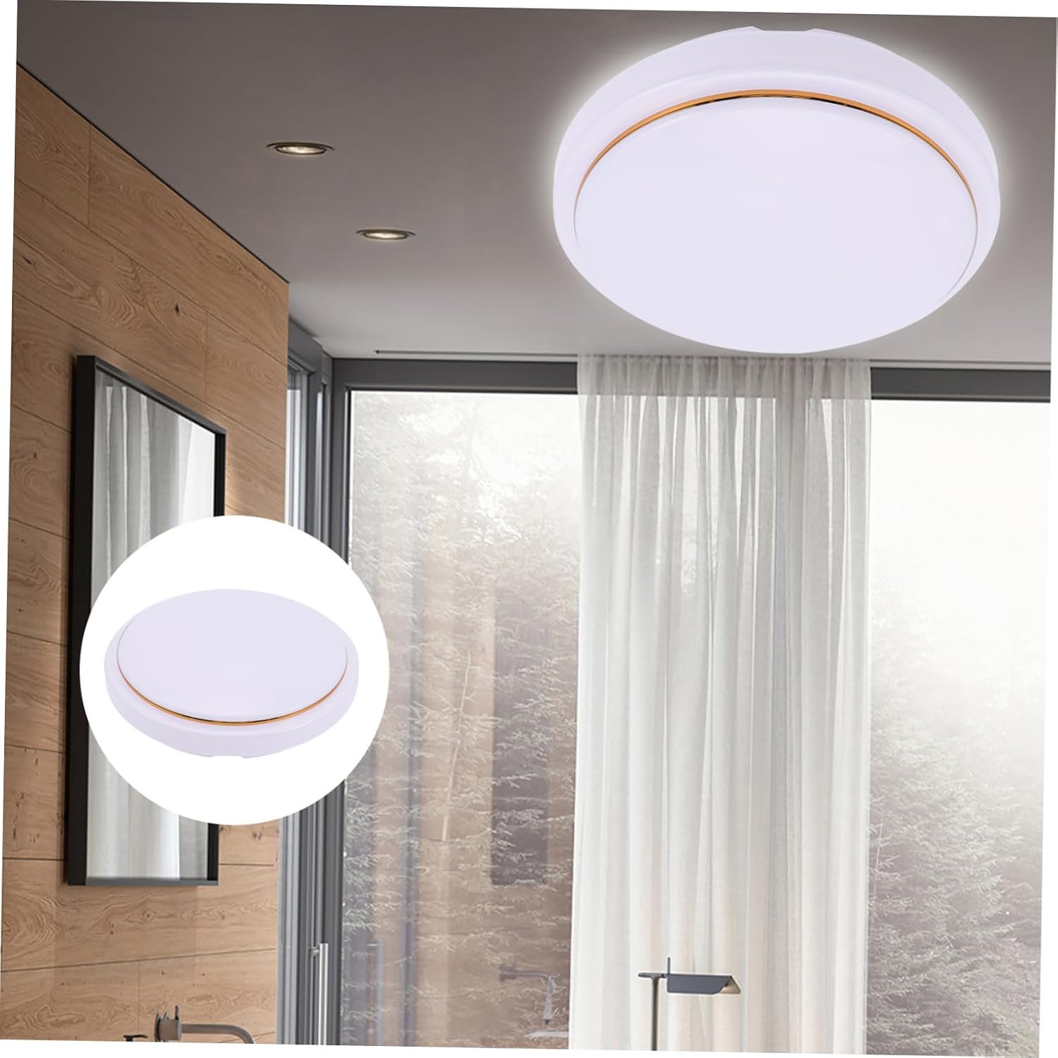 Modern Ceiling Light Shade Plastic Lamp Shades Ceiling Fan Globe Replacement for Indoor Light Cover