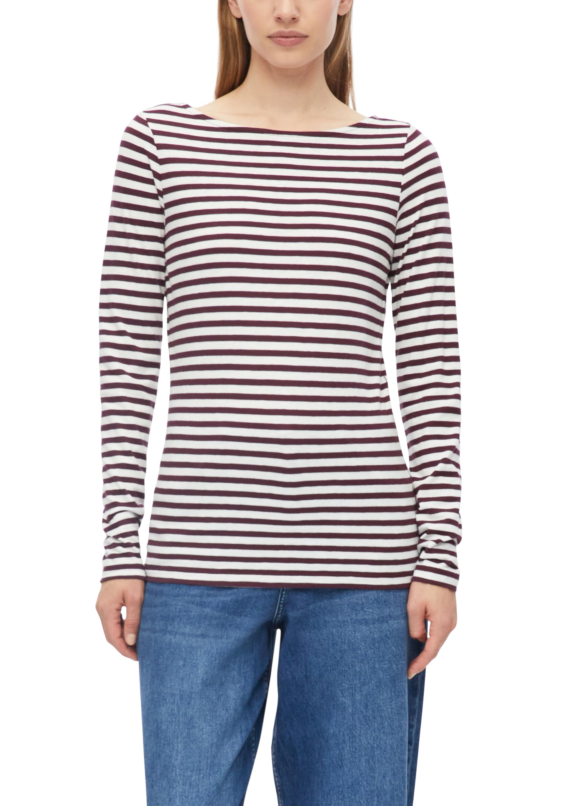 s.Oliver 2182446 Camiseta de Manga Larga a Rayas Mujer