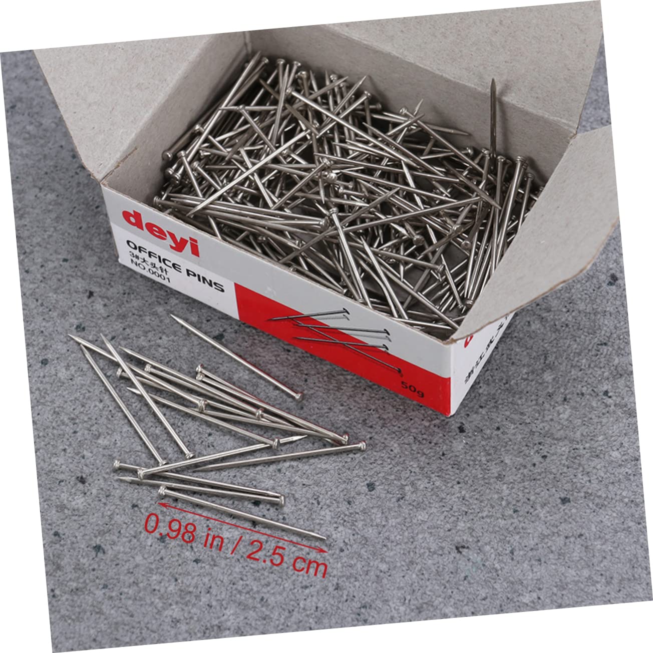 Uonlytech Large Quantity Office Pins 2000pcs Fine Satin Head Pins for Sewing and Crafts