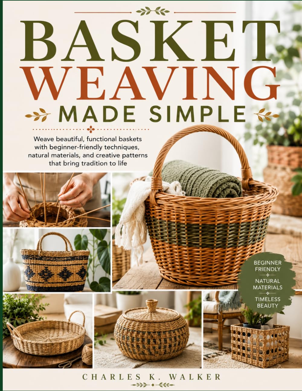 Basket Weaving Made Simple: Weave beautiful, functional baskets with beginner-friendly techniques, natural materials, and creative patterns that bring tradition to life