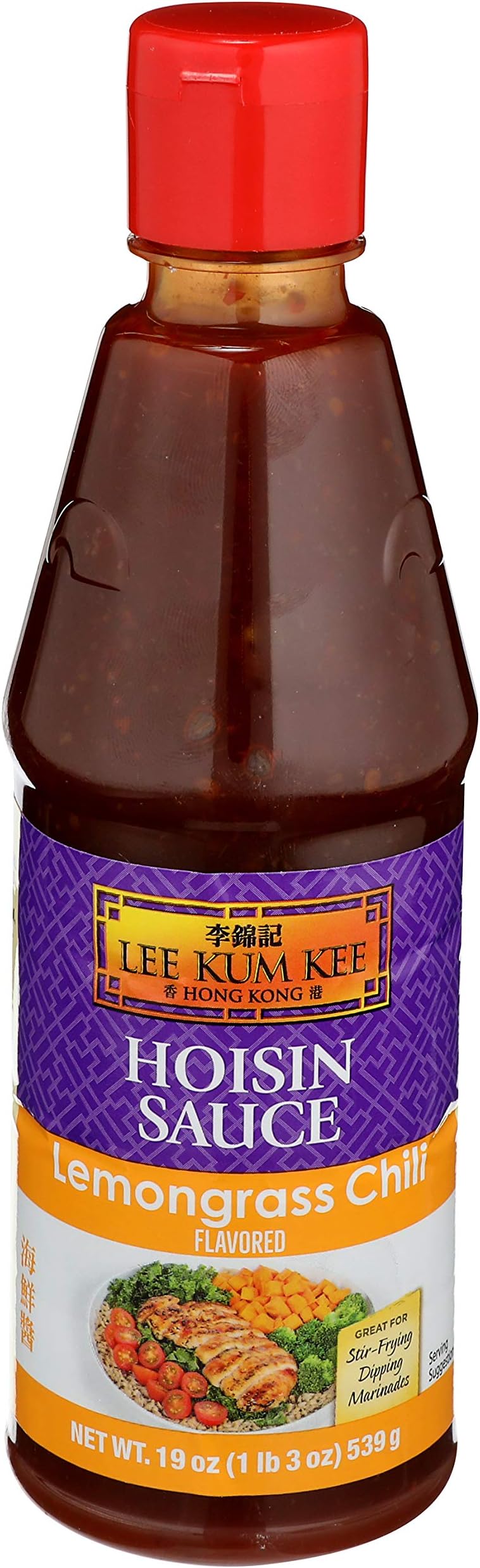 Lee Kum Kee Lemongrass Chili Flavored Hoisin Sauce, 19 Ounce (Pack of 6)