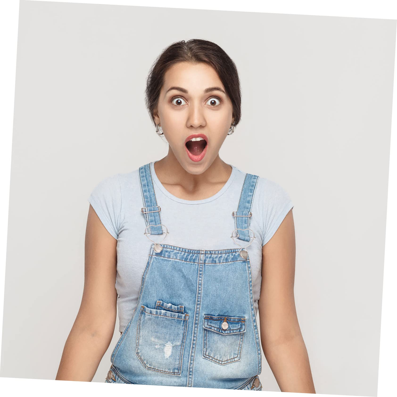 Operitacx 50stücke Herzförmige Ersatz-schnallen Für Latzhosen Verstellbare Overall-schnallen Aus Praktische Gurtverschlüsse Für Jeans Und -projekte