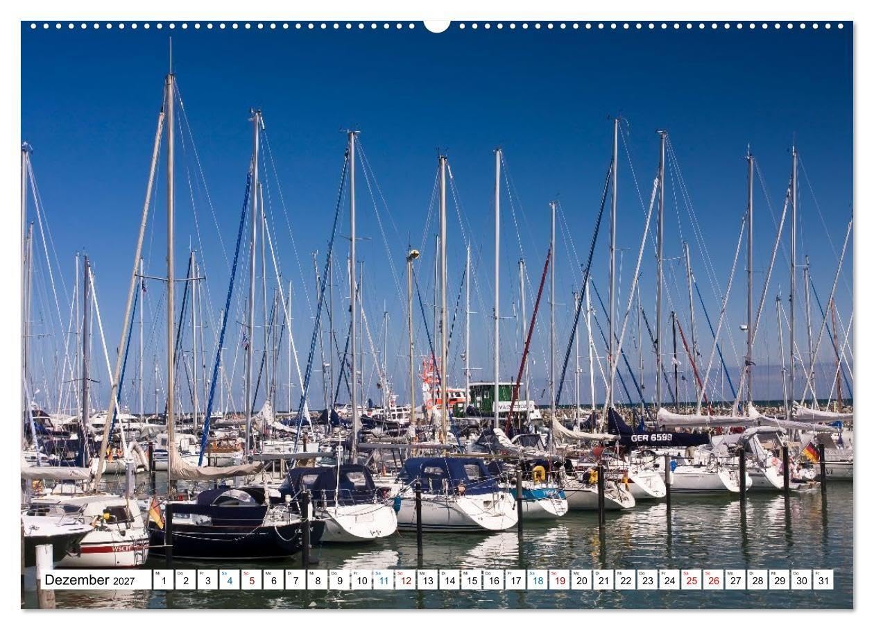 Die Ostseeküste von Neustadt bis Travemünde (hochwertiger Premium Wandkalender 2027 DIN A2 quer), Kunstdruck in Hochglanz: Eine stimmungsvolle Reise ... Häfen mit weitem Blick auf die Ostsee.