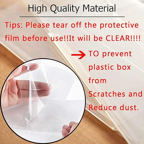 Miniatura 2 de Paquete de 20 cajas de manzana de caramelo con palitos Juego de recipientes de plástico transparente de manzana caramelo cubierta de chocolate,