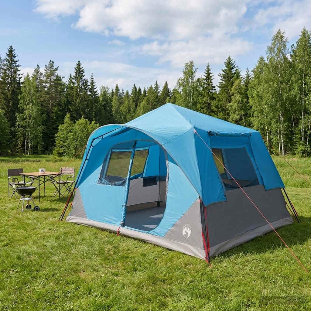 Namiot błyskawiczny Niebieski 365 x 380 x 200 cm Poliester Stal