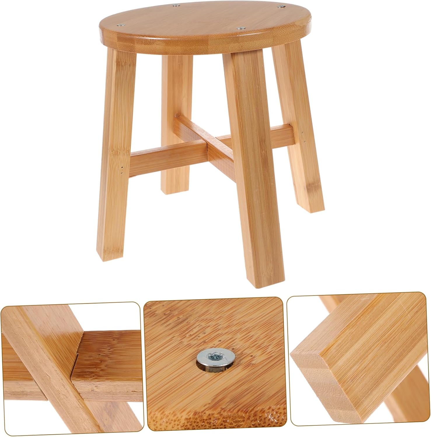 Boys and Girls Step Stool Simple Home Stool Multi-Purpose Household Furniture Non-Slip Design