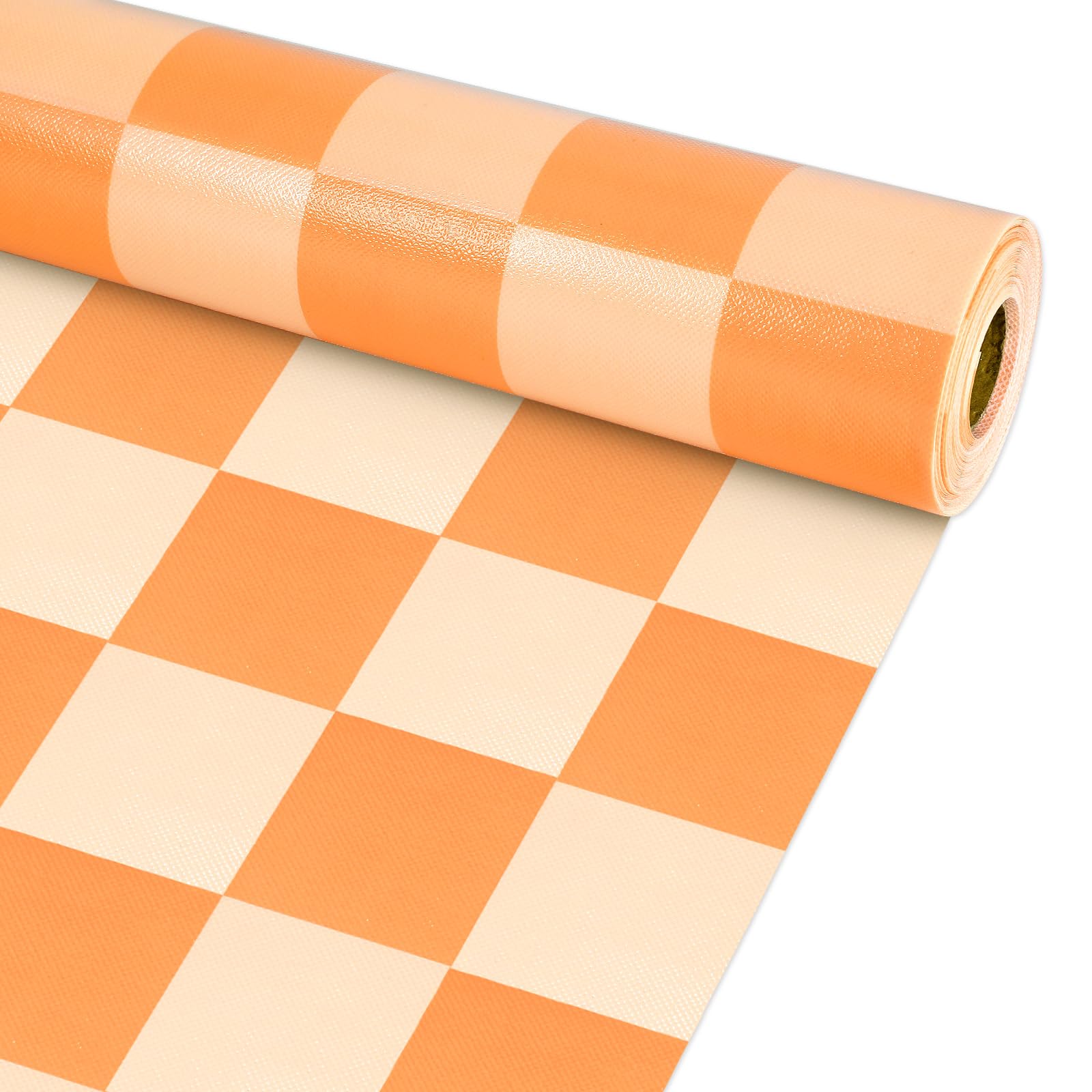 Hippie Orange Bulletin Board Roll Reusable Waterproof Erasable Bulletin Board Wrinkle Resistant Poster Non-Woven Fabric Bulletin Board Roll for Classroom Decor Wrap Crafts DIY Crafts 15.55" x12ft