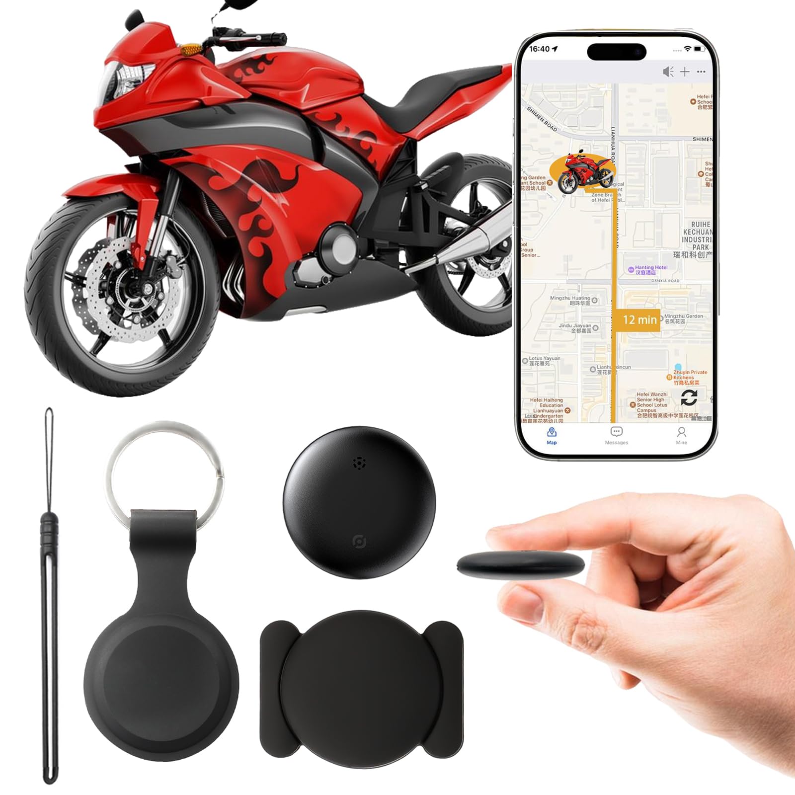 Tracker Device for Vehicles – （Only Android） Strong Magnetic, No Monthly Fee, Waterproof, 365-Day Battery, Mini & Hidden Vehicle Tracker（1 Set）-image-46