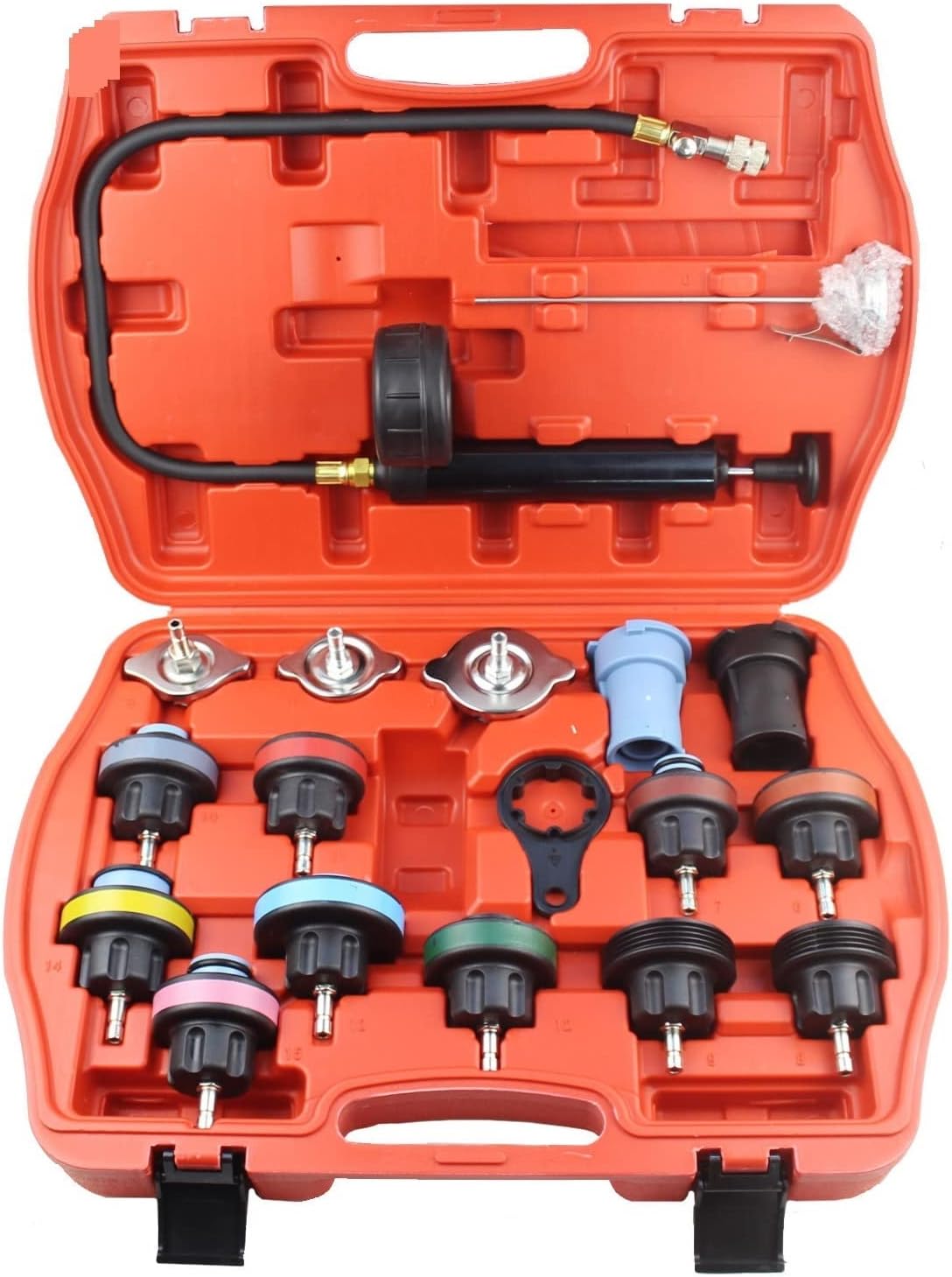 DYOSEN 18pcs Universal Radiator Pressure Tester Tool Kit