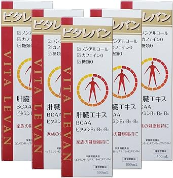 Amazon | ビタレバン 500mL ×5個セット 肝臓エキス BCAA Amazon | ビタレバン 500mL ×5個セット 肝臓エキス BCAA
