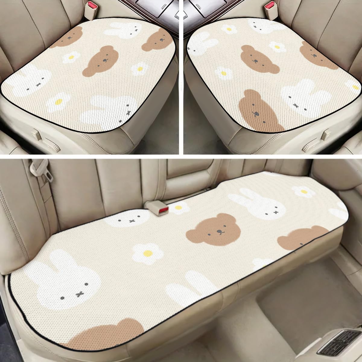 Amazon.co.jp: ミッフィー 車の座布団 冷感座布団 アイスシルク カー