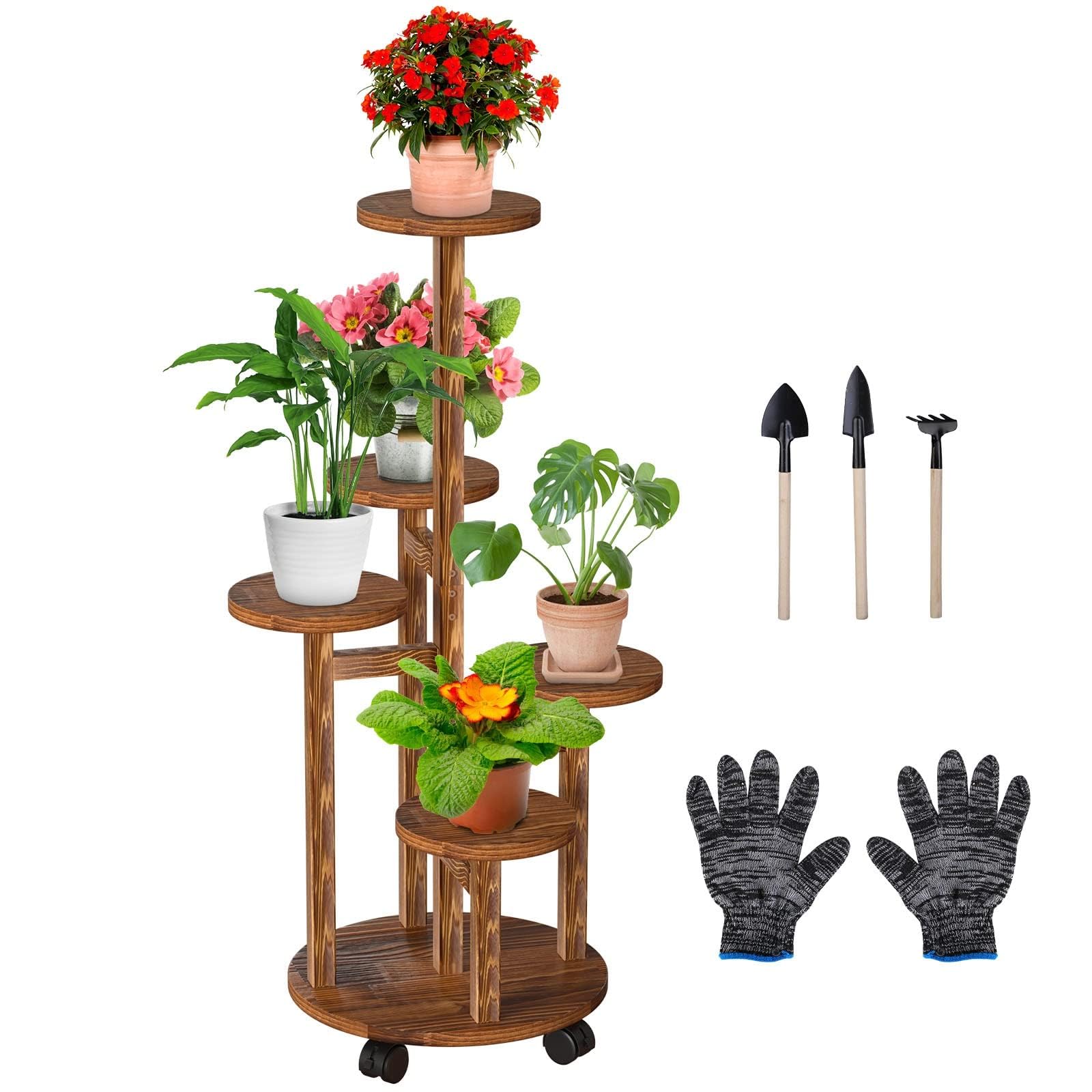 STOBAZA Support De Pot De Fleurs Bois Base Pour Artisanat Support Décoratif Base Polyvalente Pot De Fleurs