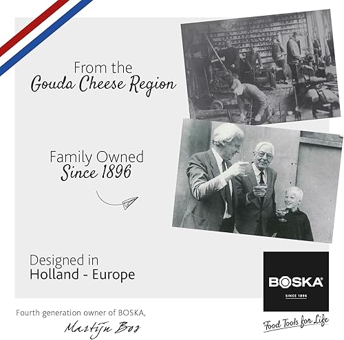 Miniatura 7 de Boska Cortador de pizza de acero inoxidable - Cortador de ruedas de pizza multifuncional Oslo - Cortador de alimentos de mano - Rodillo