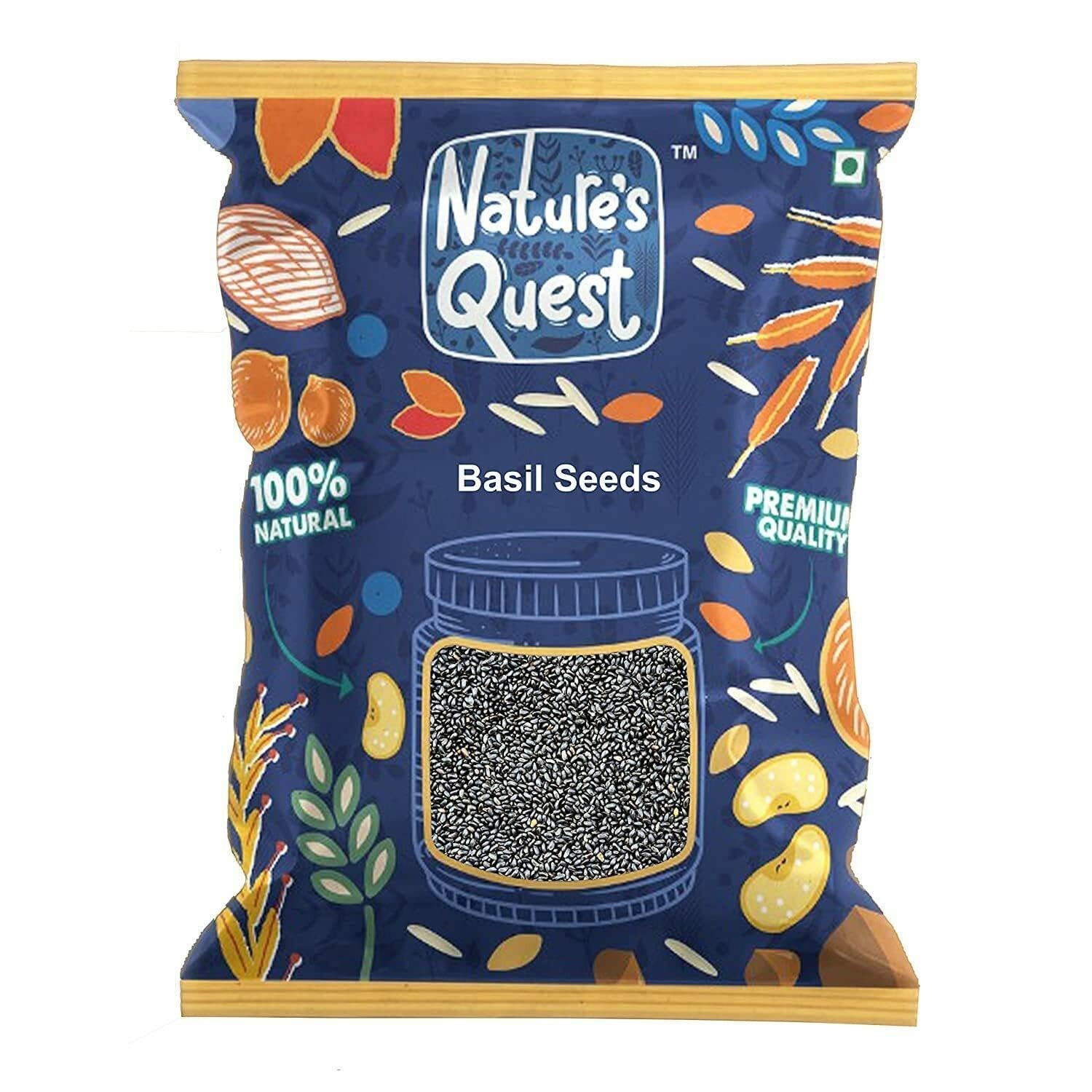 Natures Quest Basil Seeds/Sabja/Tukmaria/Falooda Seeds - 450 Gms (B0CQMHQPHV) Amazon Price History, Amazon Price Tracker