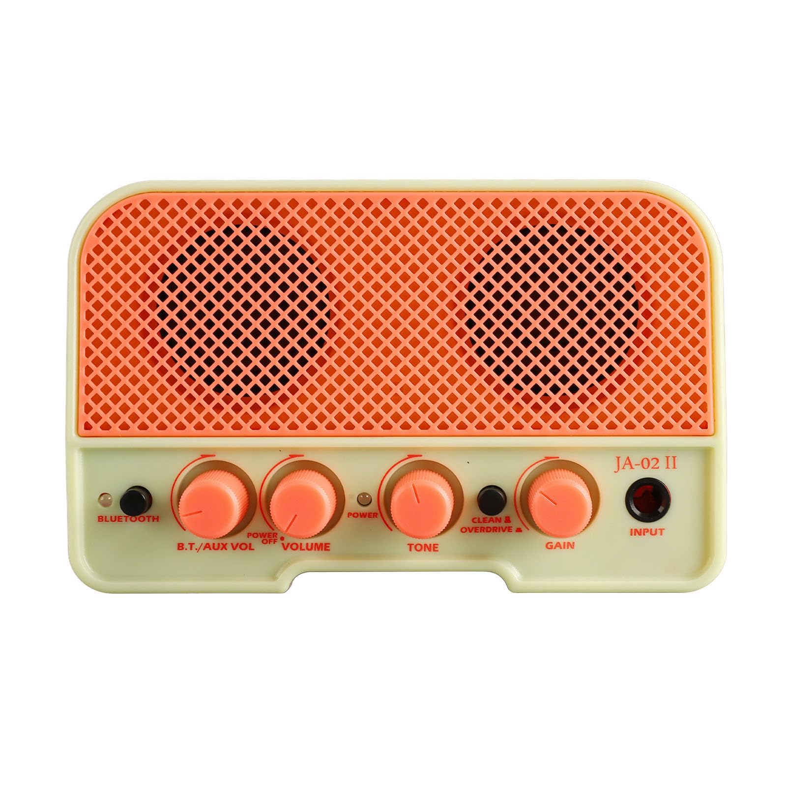 Altoparlante Amplificatore per Chitarra, Interfaccia AUX Amplificatore per Chitarra BT5.0, Segnale Stabile, Portatile, Buona qualità del Suono, Ricaricabile per Suonare (PINK)