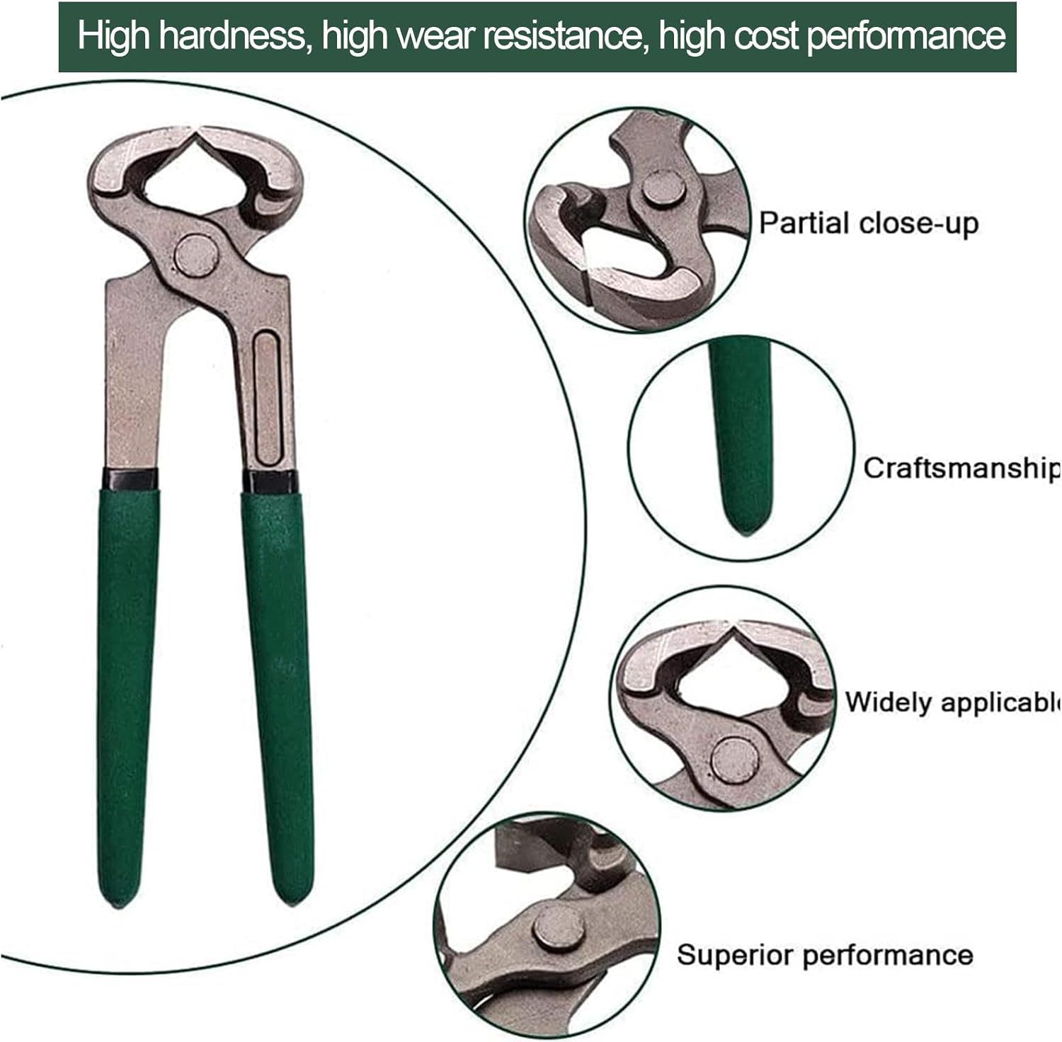8in Horse Hoof Nipper Trimmer,Multifunctional Farrier Tools, Farrier Nippers,Horseshoe Pliers Hoof Trimming Tools Horse Equipment for Cattle Sheeps Horses
