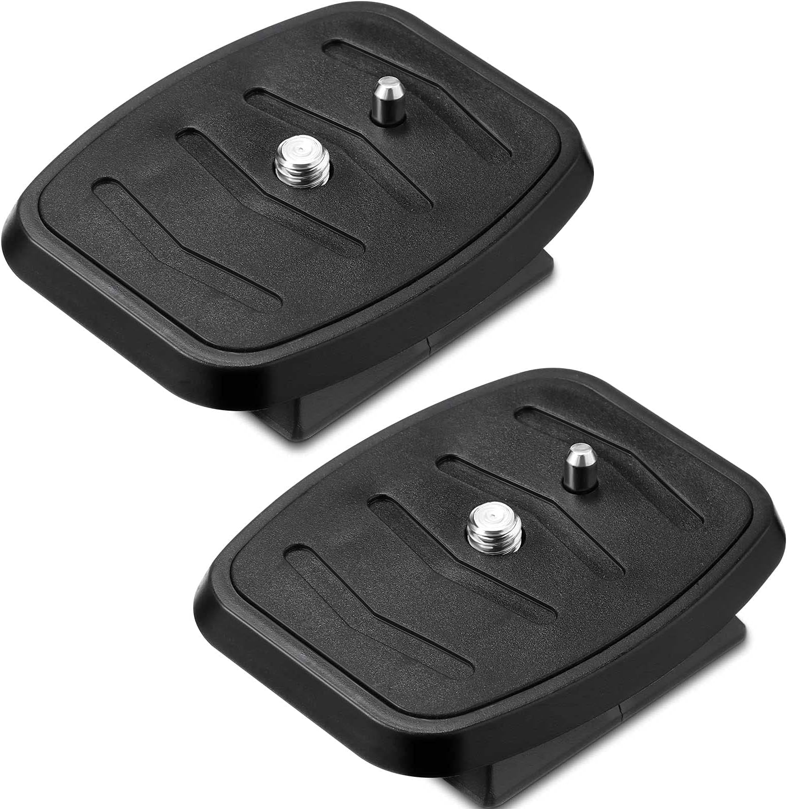 2 Pieces Tripod Quick Release Plate Tripod Adapter Mount