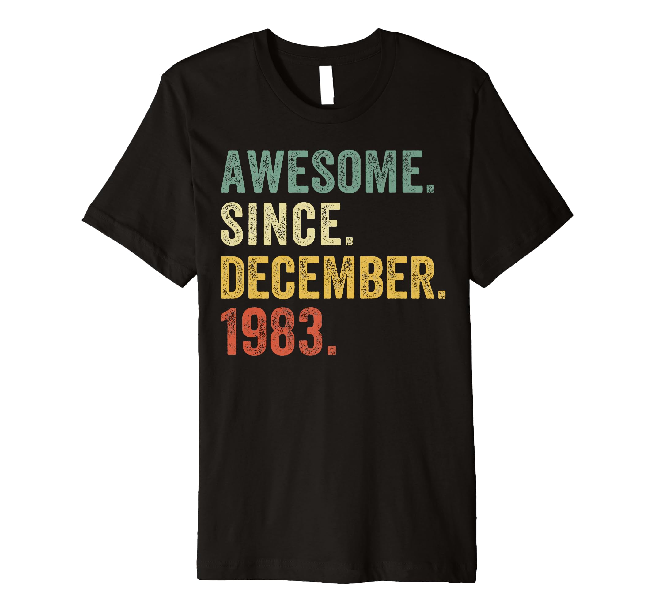 Awesome Since December 1983 40th Birthday Gifts 40 Years Old Premium T-Shirt