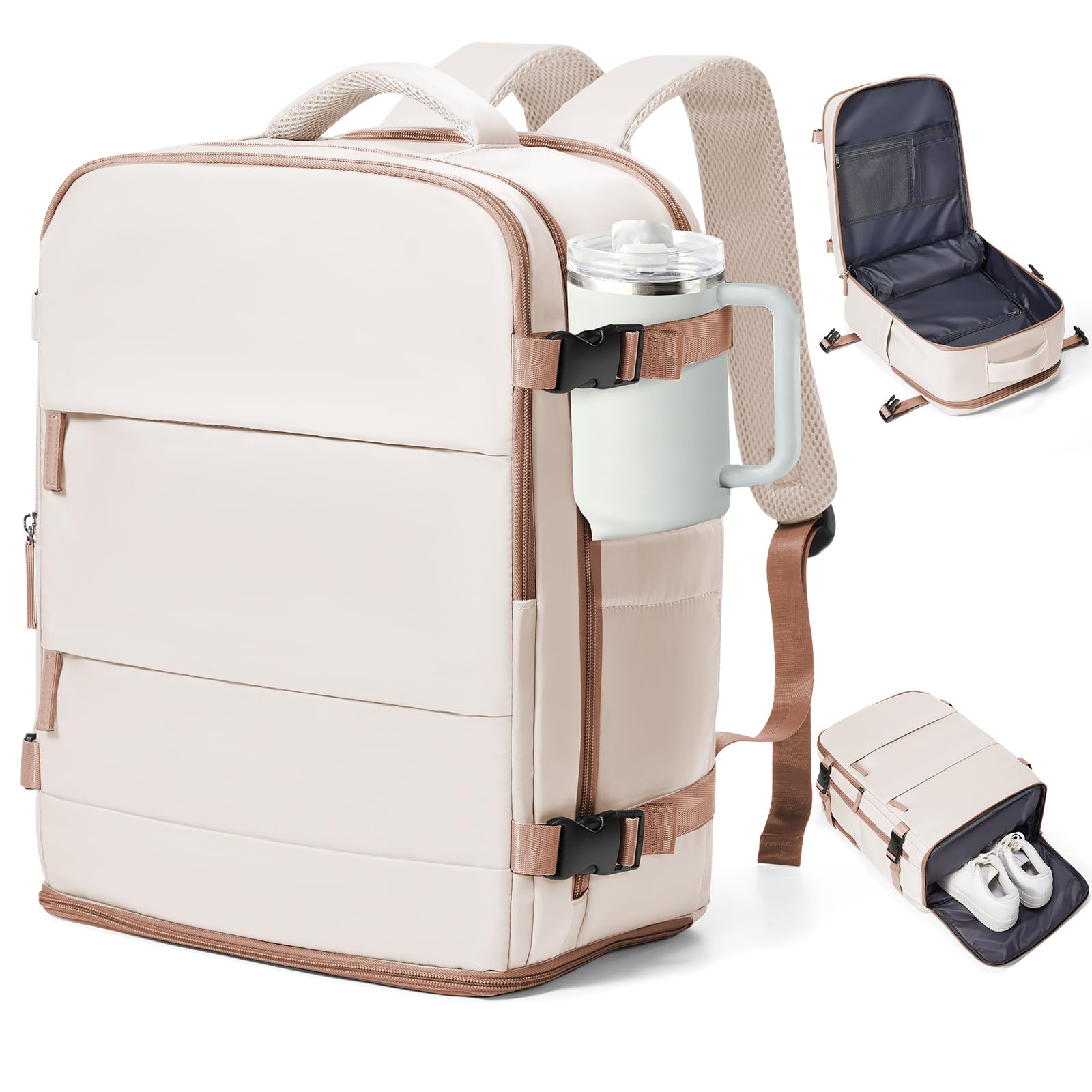 coowoz Travel Backpack Carry On for Women Man Gym Backpacks with Laptop Compartment Mochila de Viaje Teacher Personal Item Backpack Airplane