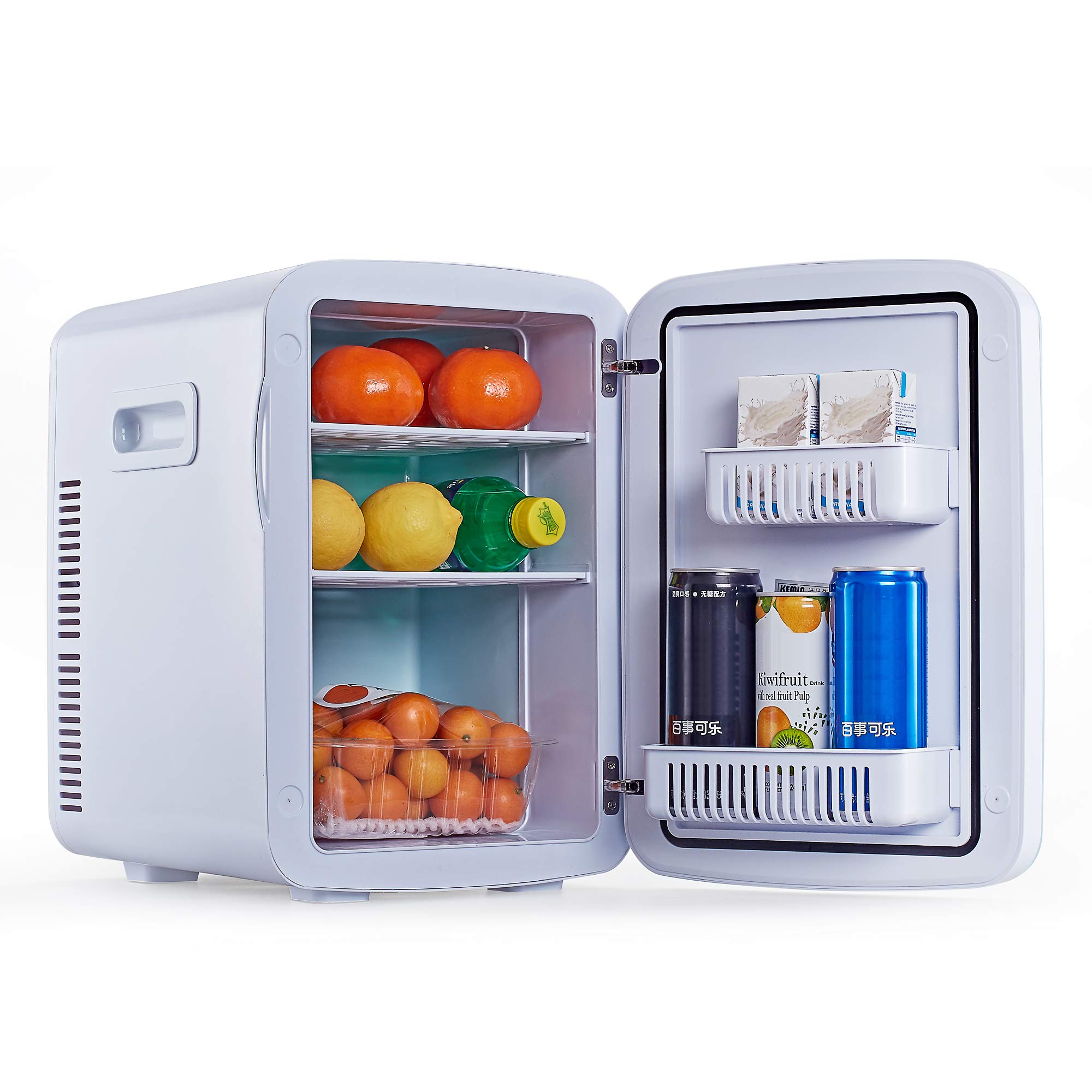 CROWNFUL Mini Fridge, 10 Liter/12 Can Portable Cooler and Warmer