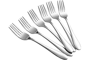 Oneida Mooncrest 12-Piece Stainless Steel Salad Forks Set