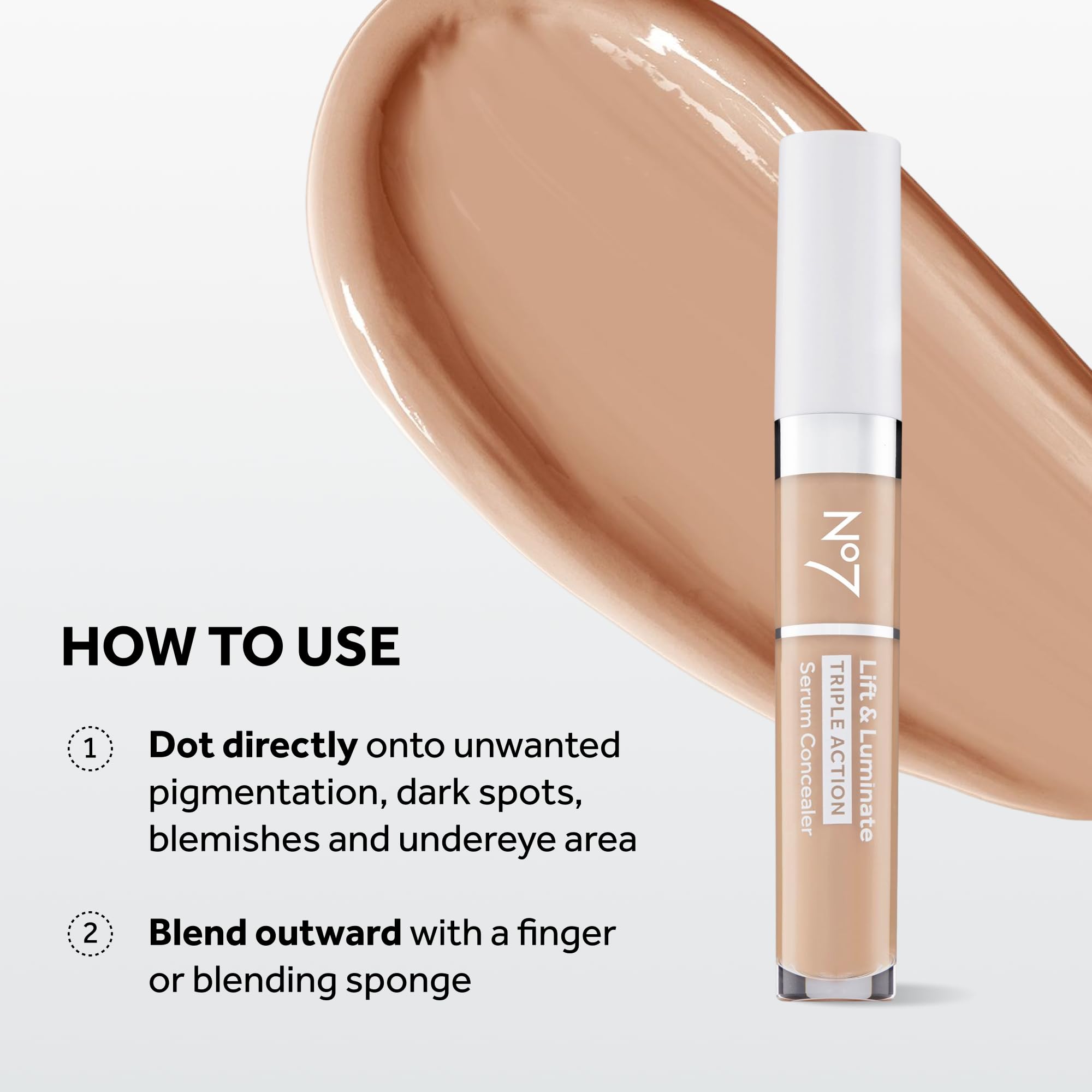 No7 Lift & Luminate Concealer - Brighten & Conceal -5