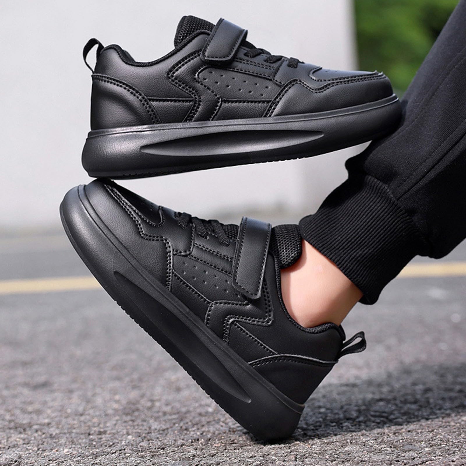Genérico Calzado Casual Infantil niña Zapatillas Ligeras y cómodas para cómodo versátil Uso Minimalistas Sneakers Unisex-niños Antideslizante Transpirable en Todo el año