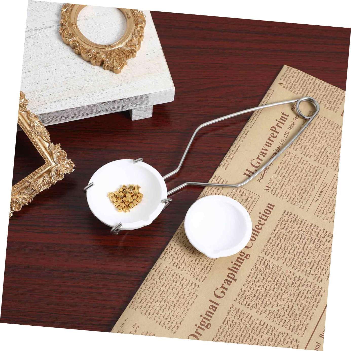 WEKAMOS 1set Melting Kit Crucibles and Tongs for Jewelry Casting Metal Melting Tools for Hobbyists and Professionals Easy Setup for Casting Applications