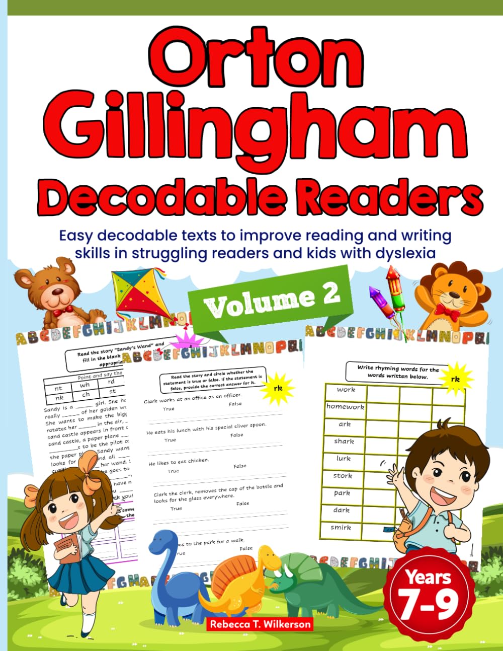 Orton Gillingham Decodable Readers. Easy decodable texts to improve reading and writing skills in struggling readers and kids with dyslexia. Volume 2