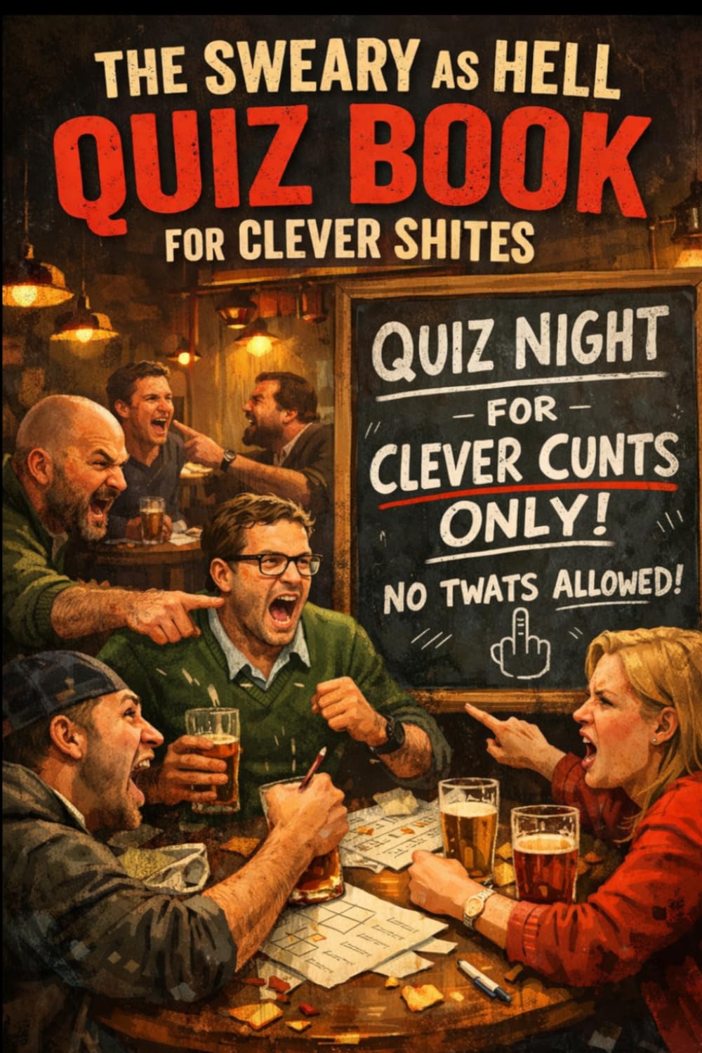The Sweary as Hell Quiz Book for Clever Shites: For Smart-Arsed Pricks Who Think They Know Everything