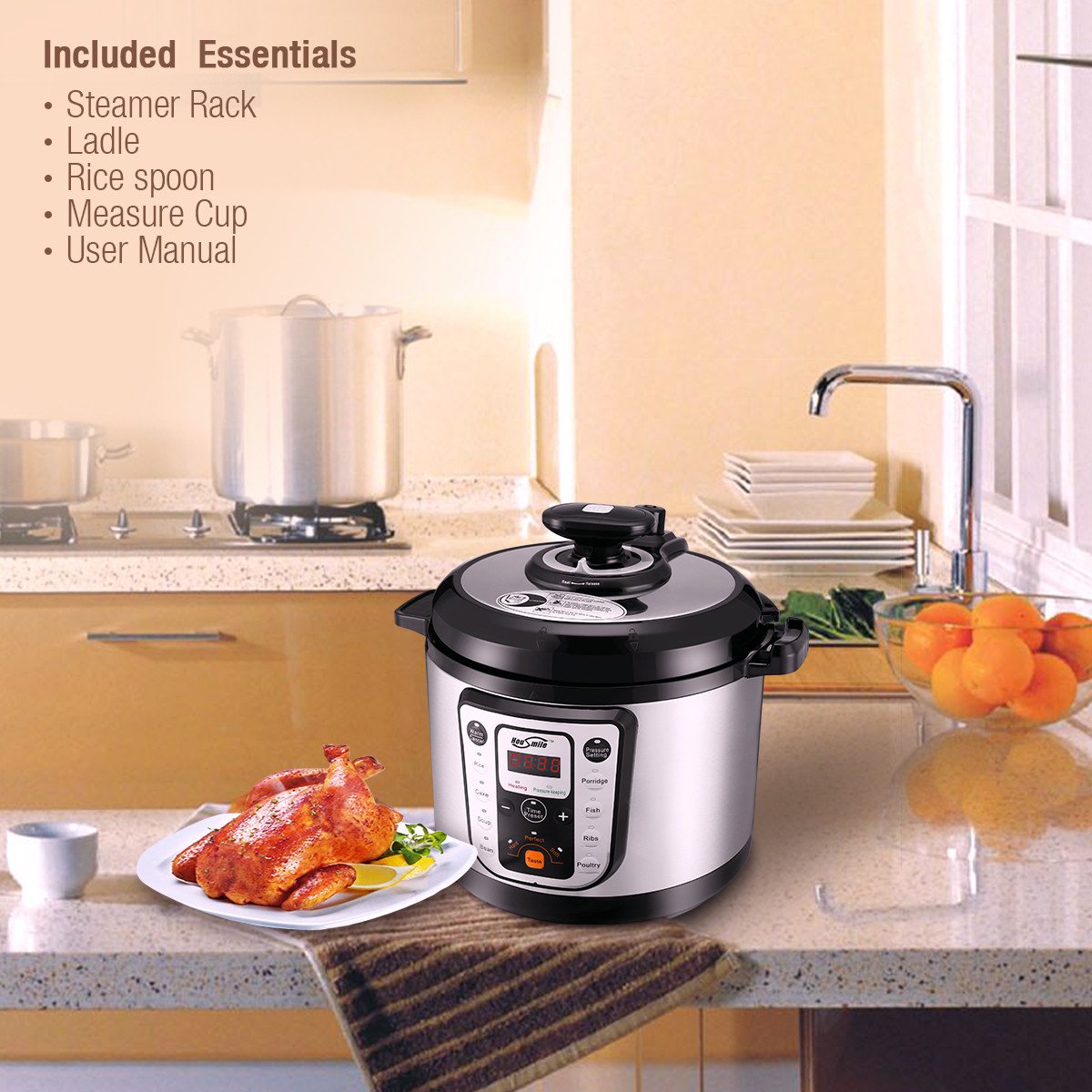Housmile In Multi Use Programmable Pressure Cooker Rice