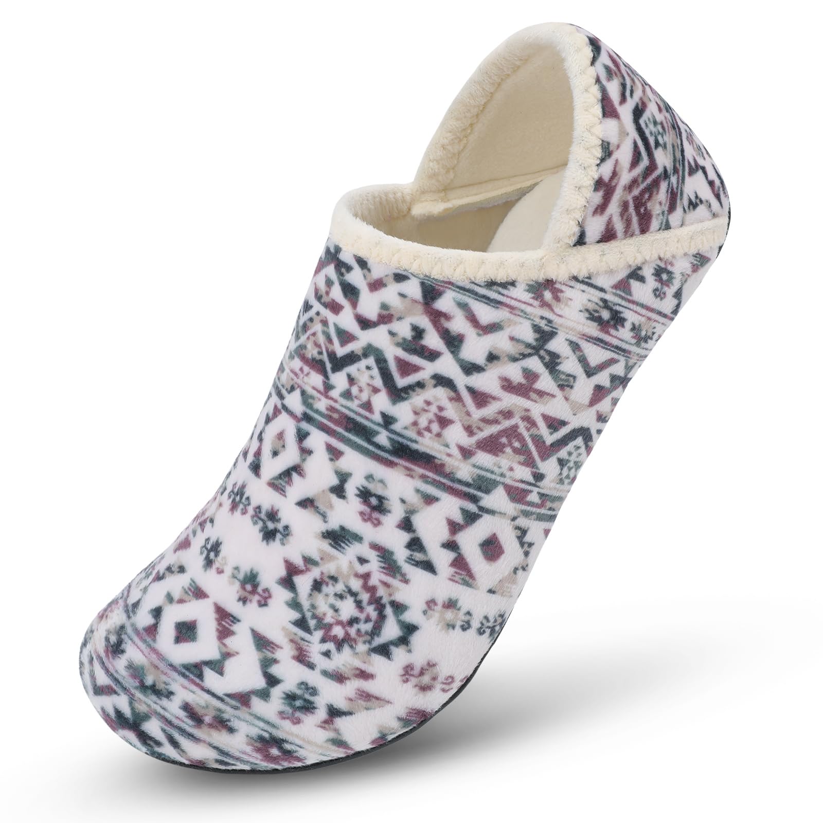 Scurtain Slippers for Women Men House Slipper Socks Lightweight Unisex Adults Barefoot Shoes Non-Slip Travel Slippers